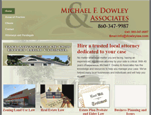 Tablet Screenshot of dowleylaw.com